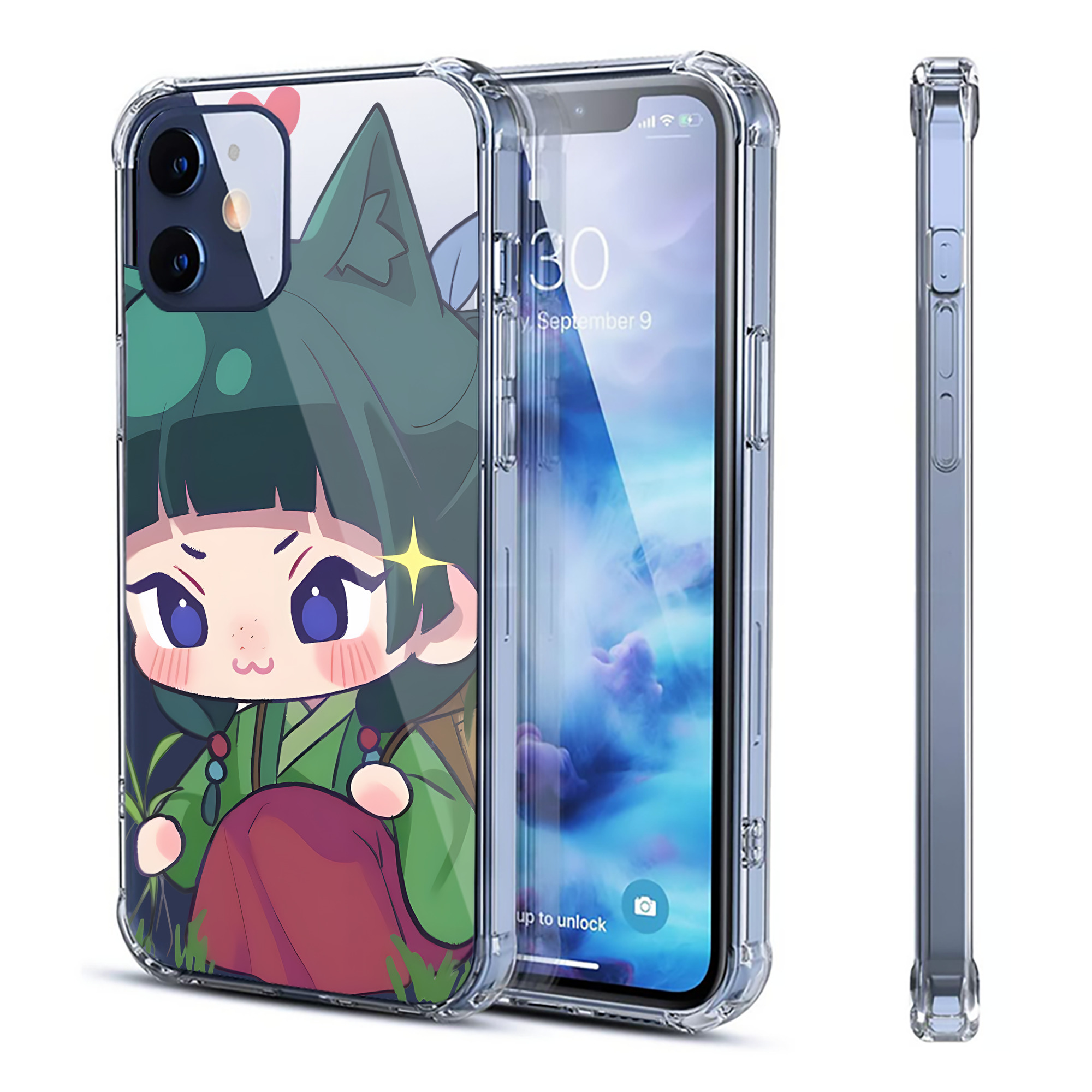 （画像用） 薬屋のひとりごと The Apothecary Diaries 【iPhone 12シリーズ対応】透明スマホケース（クリアソフトケース）